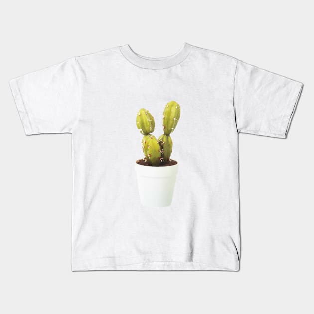 Watercolor Cactus Kids T-Shirt by Isabelledesign